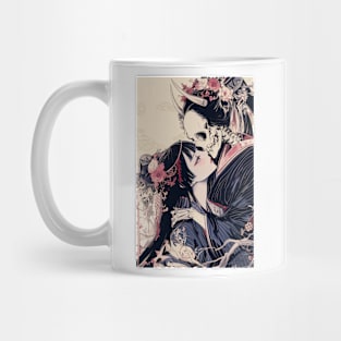 Geisha and skull 8004 Mug